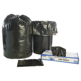 Stout Total Recycled Content Trash Bags, 65 Gallons, 1.5 Milliliters, 50 x 51, Black/Brown, 100/Carton 