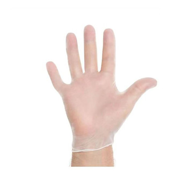 Vinyl Gloves, Powder-Free, Clear, 4 mil