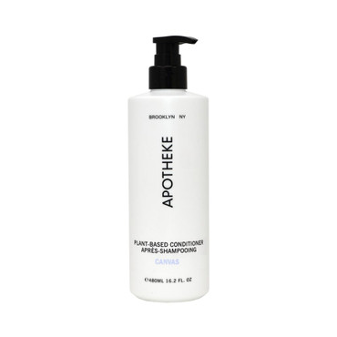 Plant-based Apotheke Canvas Conditioner in 16.2 oz refillable hotel bottle