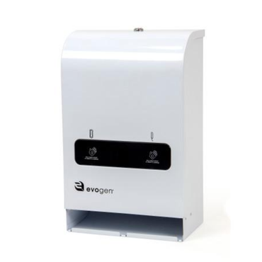 Evogen EVNT4 small feminine hygiene dispenser in compact size
