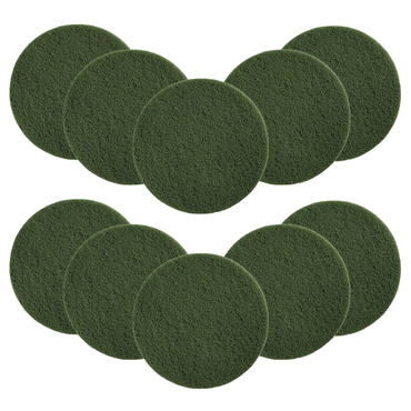 Green MotorScrubber floor scrubber pads for greasy kitchen floors and heavy soil removal