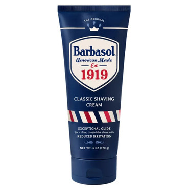 Barbasol 1919 non-aerosol shaving cream 6 oz tube