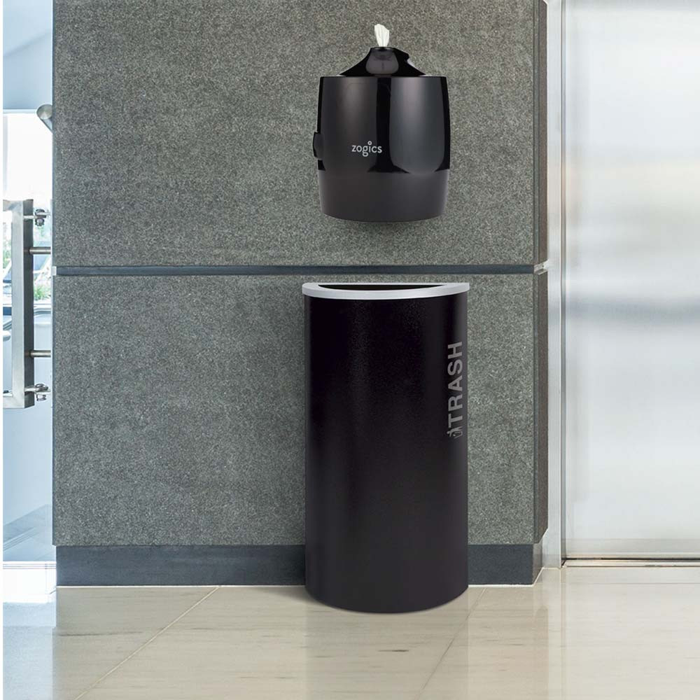 Zogics Wall Mounted Wipes Dispenser | Upward Wipe Dispenser