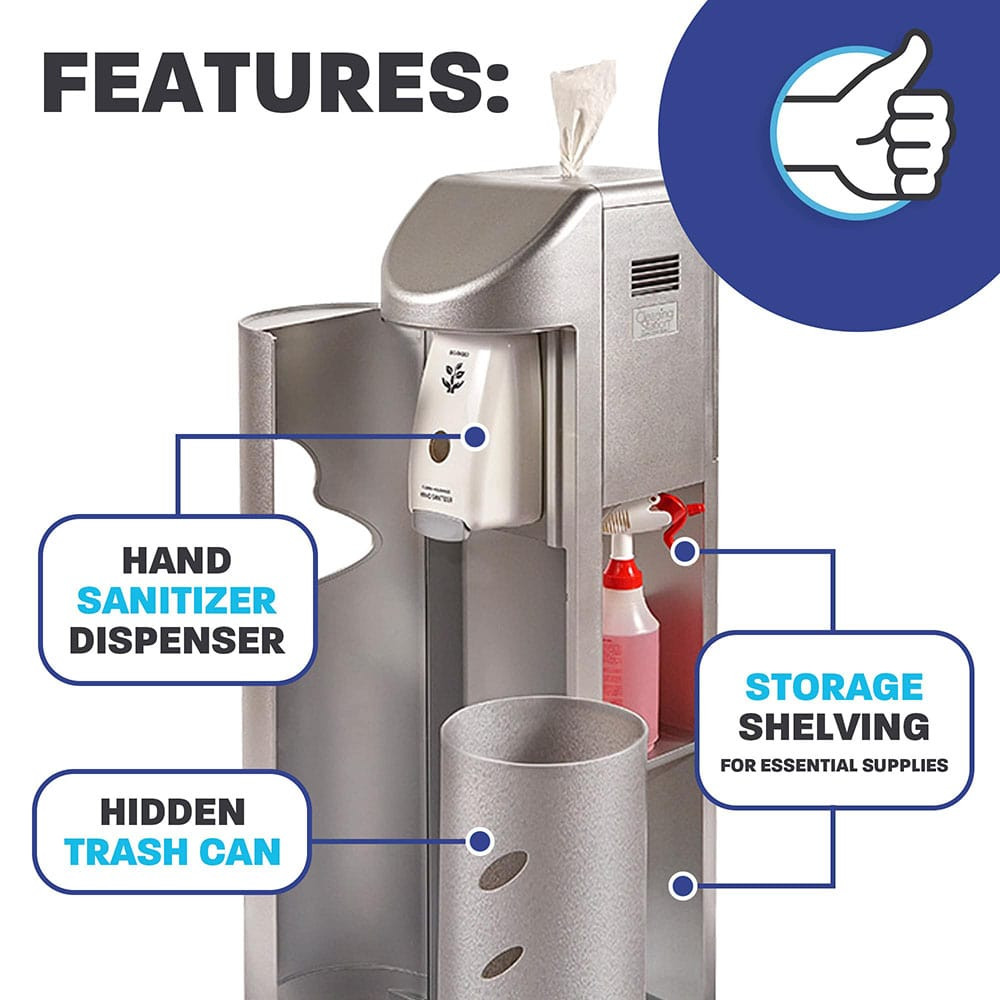 Wall-mounted Hand Sanitizing Station for public spaces