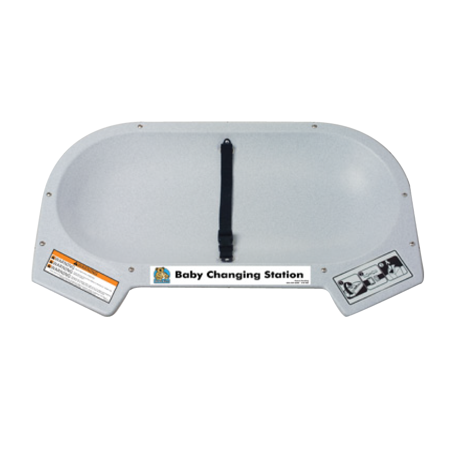 Koala Kare Countertop Plastic Baby Changing Station, KB112 - Recessed