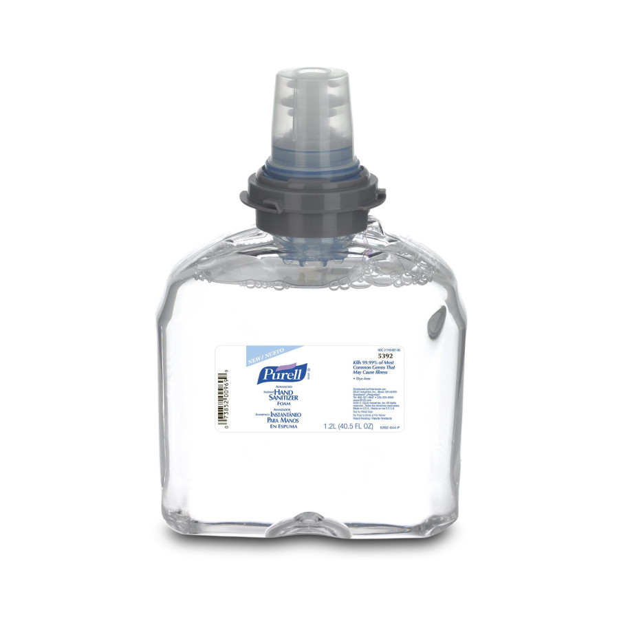 Purell TFX-12 Advanced Instant Foam Hand Sanitizer Wholesale , 1200 mL, 5392-02 (2 refills/case)