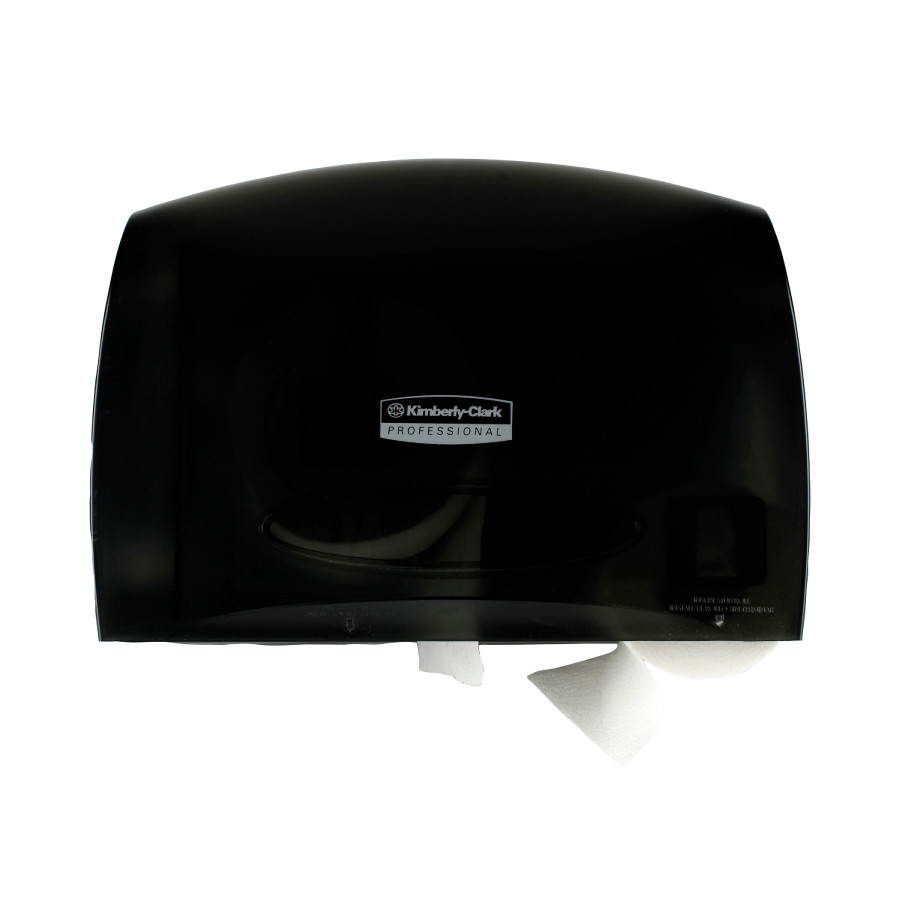 Kimberly-Clark Professional Coreless JRT Bath Tissue Dispenser, Smoke, 09602