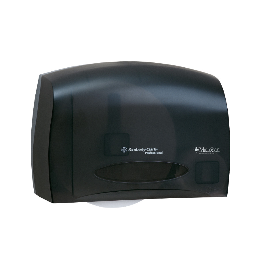 Kimberly-Clark Professional Coreless JRT Bath Tissue Dispenser, Smoke, 09602