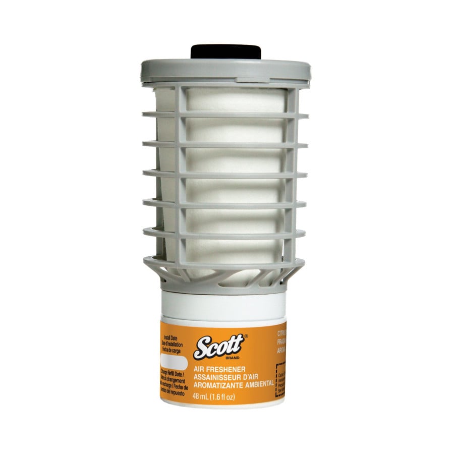Kimberly-Clark Scott Automatic Air Freshener Refill, Citrus, 91067 (6 refills/case)