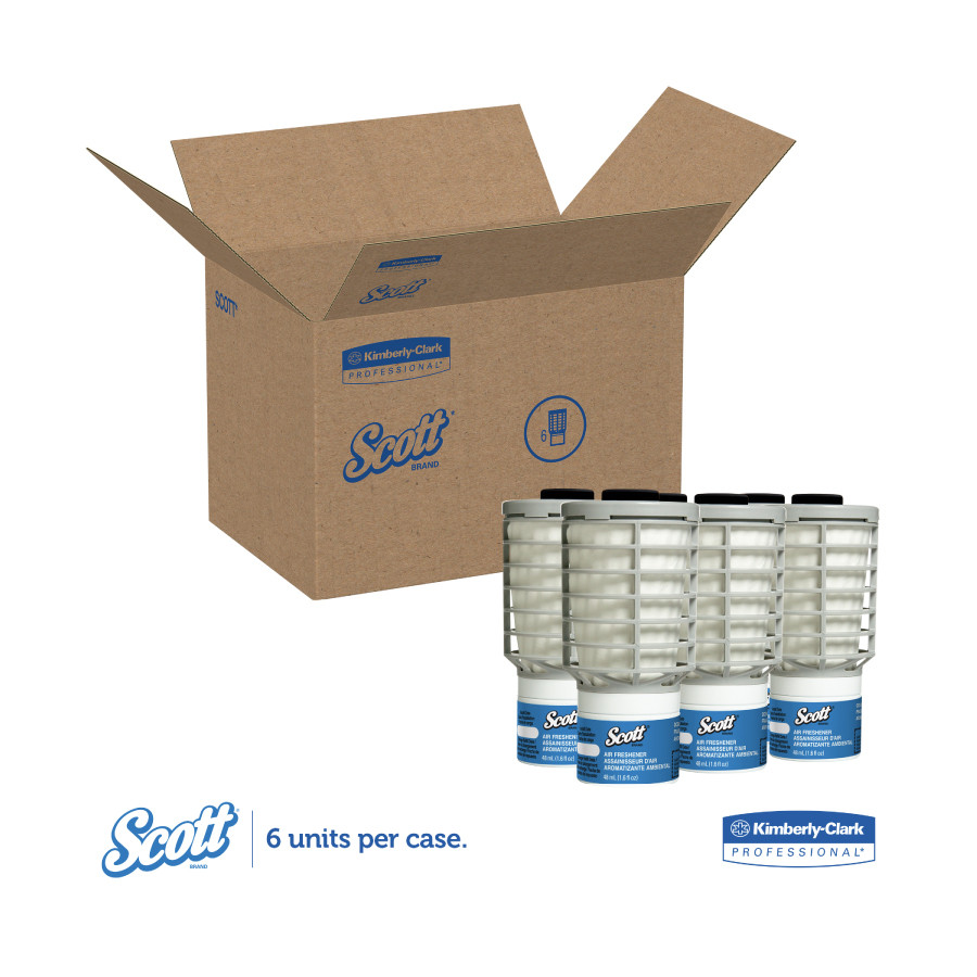 Kimberly-Clark Scott Continuous Air Freshener Refill, Ocean, 91072 (6 refills/case)