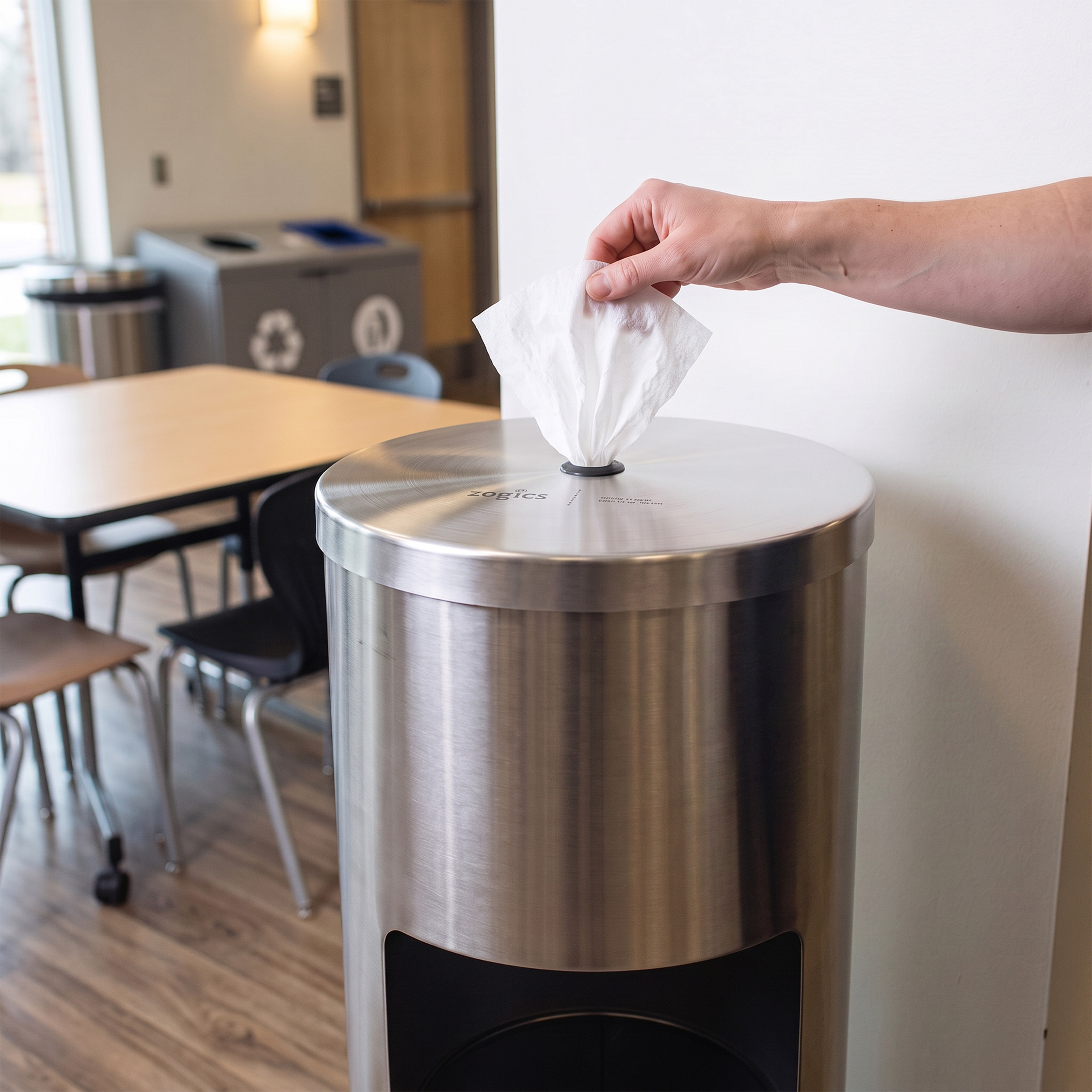 Stainless Steel Wipe Dispenser | Zogics Wipe Dispenser