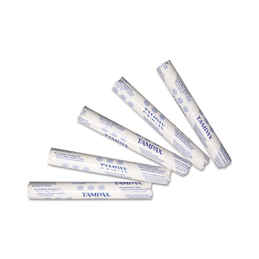 Tampax Tampons, Original, Regular Absorbency, PGC025001 (500 units/case) (PGC025001)