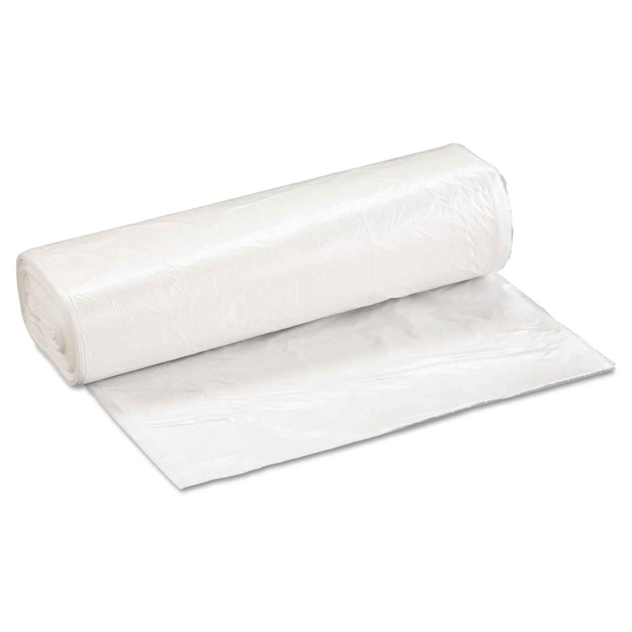 High-density can liners with star seal bottom.