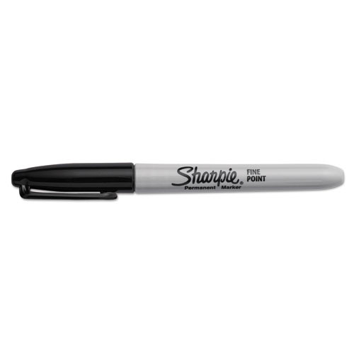 Sharpie® Fine Point Permanent Marker, Black, 5/Pack