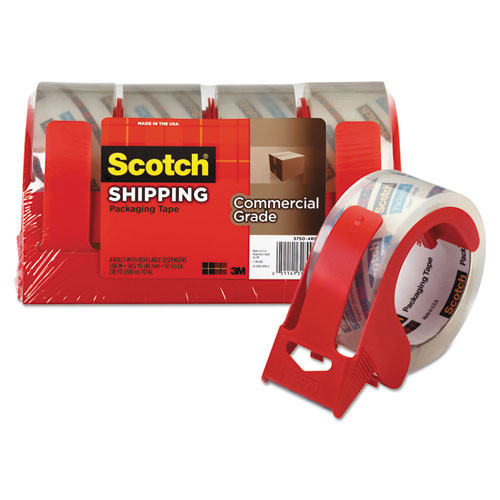 Scotch 3m/commercial Tape Div. 3750 Commercial Grade Packing Tape w/Disp