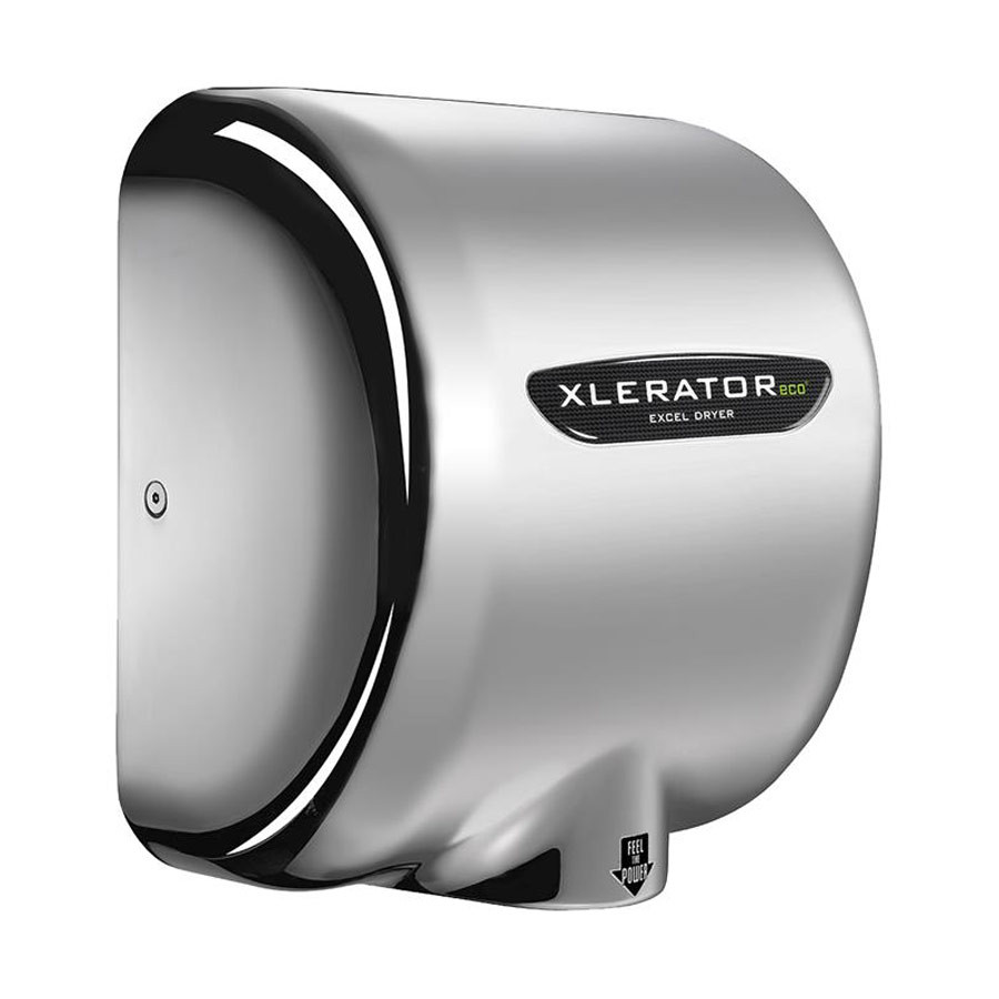 XLERATOReco Hand Dryer, Chrome Plated, XL-C-ECO