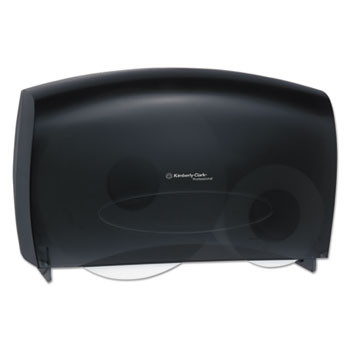 Kimberly-Clark Professional Coreless JRT Twin Bathroom Tissue Dispenser, Smoke, 09551