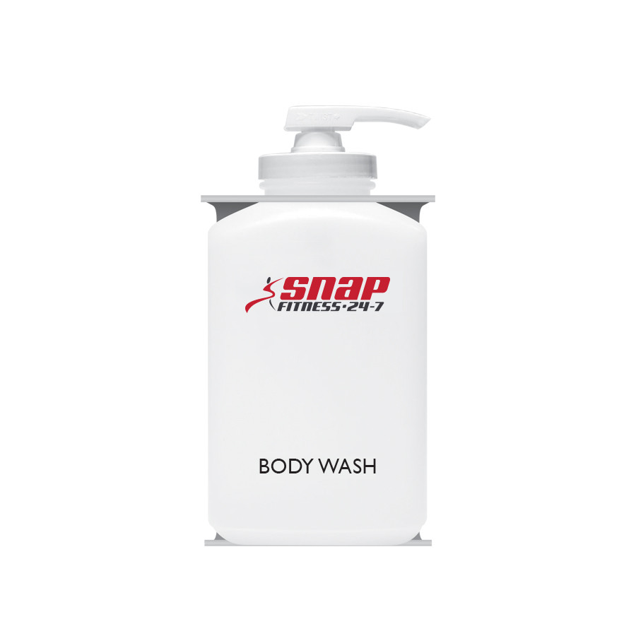 Snap Fitness Bulk Personal Care Dispensers, 1 Chamber, Body Wash