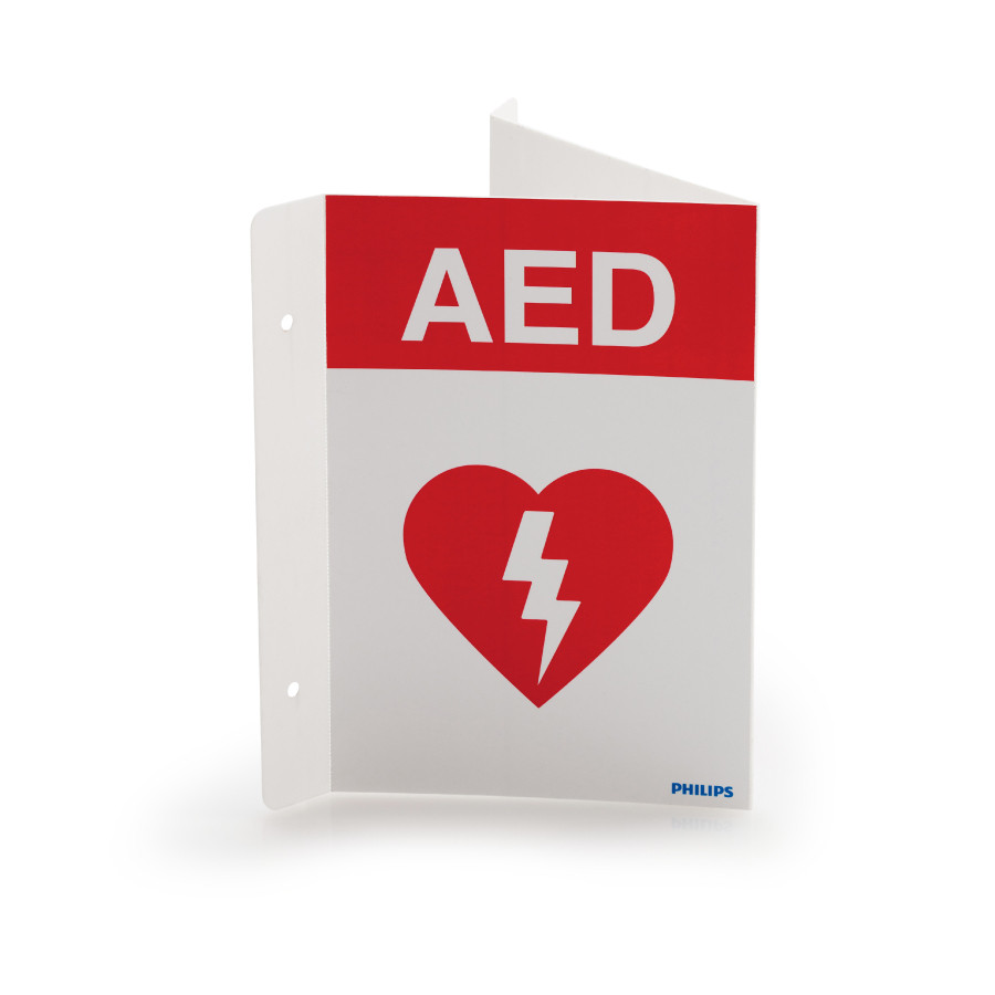 Philips HeartStart OnSite AED Wall Sign