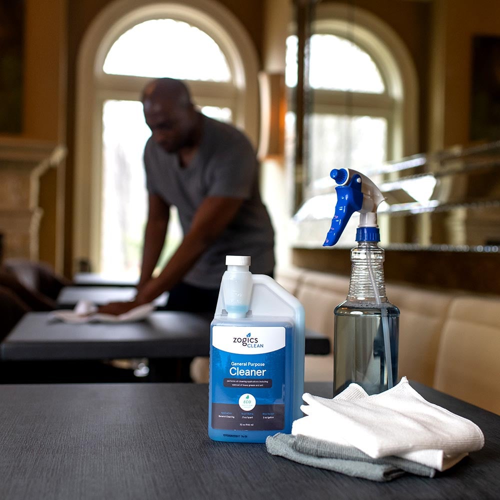 Zogics General Purpose Cleaner concentrate, makes up to 32 gallons per bottle
