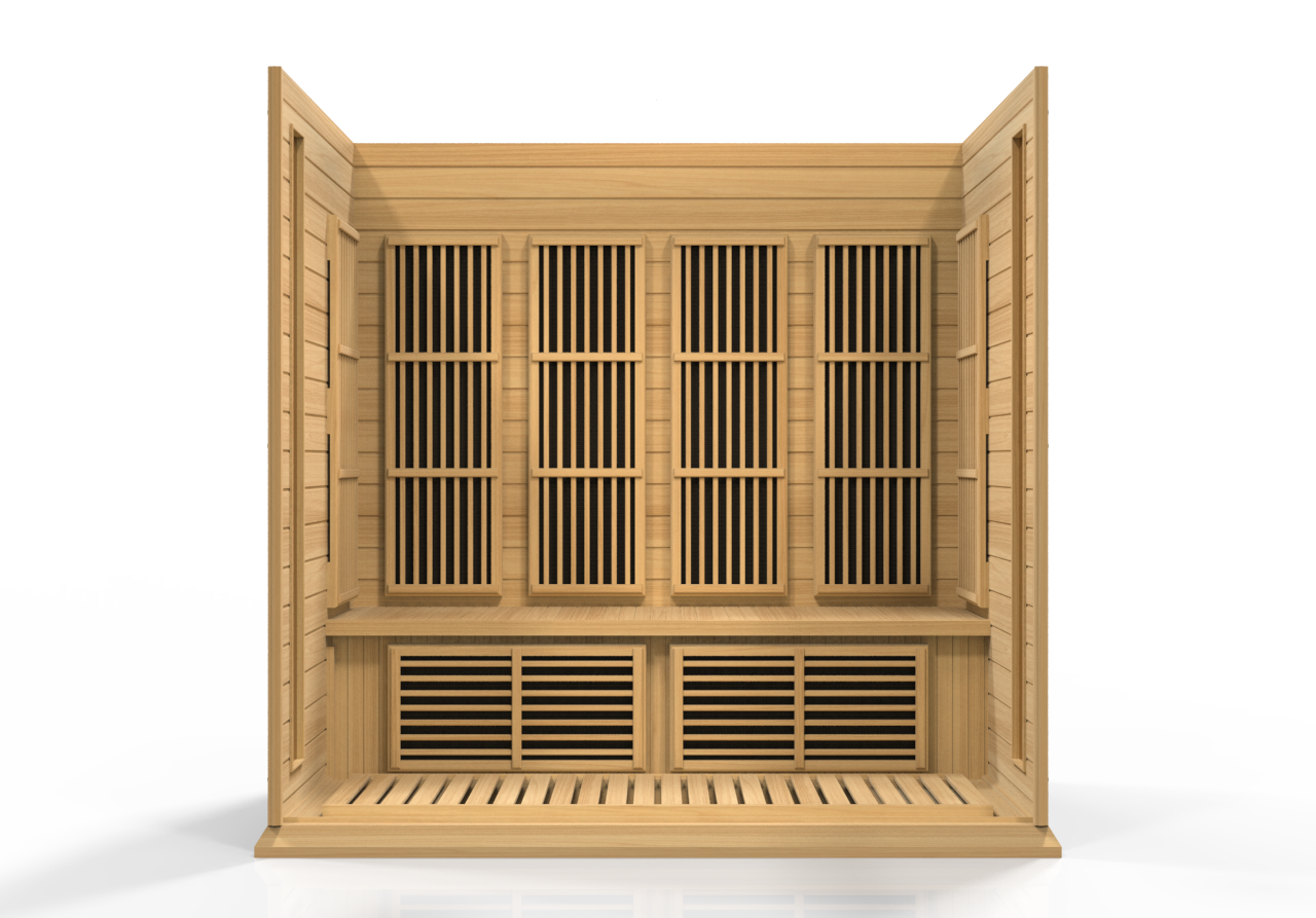 Golden Designs Maxxus Low EMF FAR Infrared Hemlock Sauna
