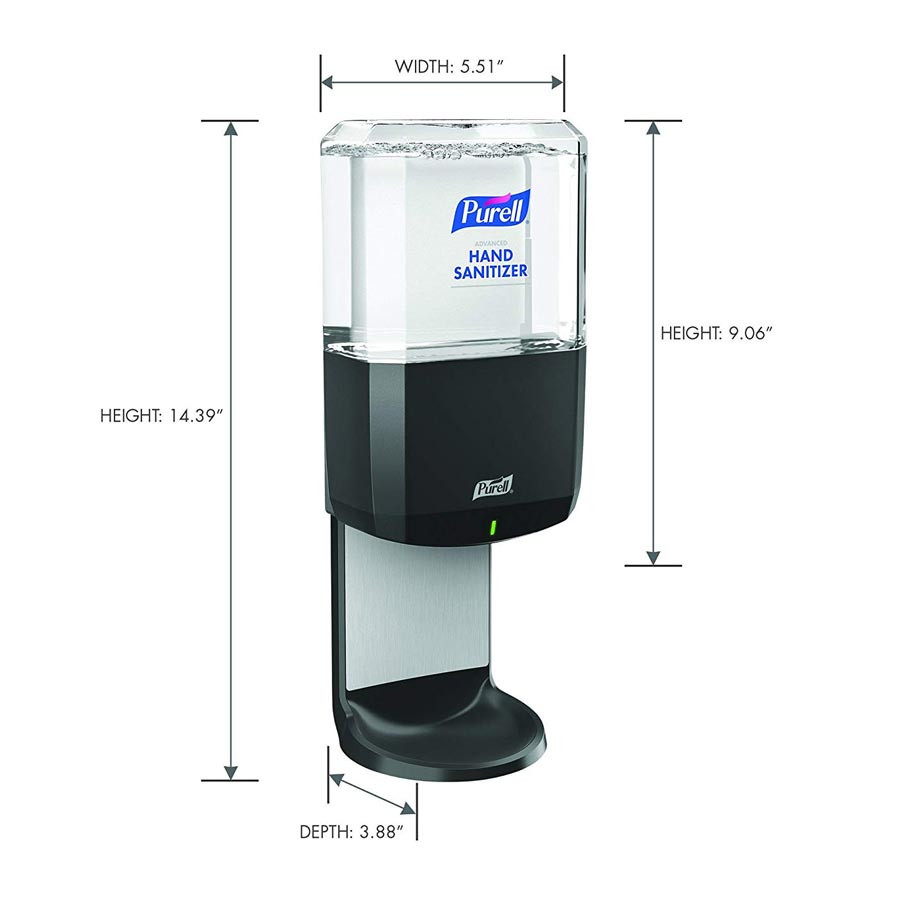 Purell ES8 Touch-Free Hand Sanitizer Dispenser, Graphite (7724-01)