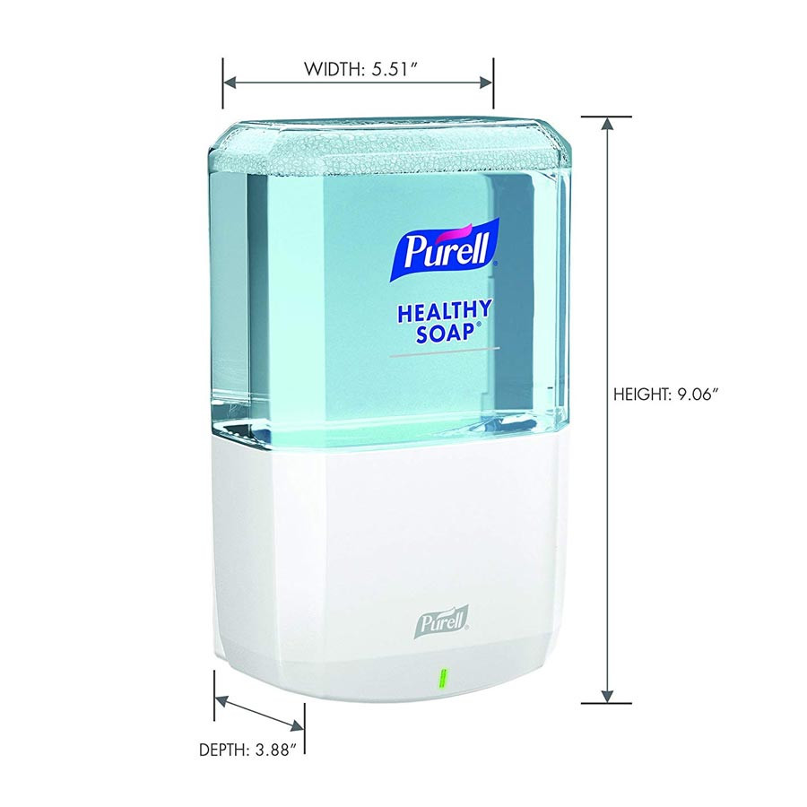 Purell ES8 Touch-Free Hand Soap Dispenser, White (7730-01)