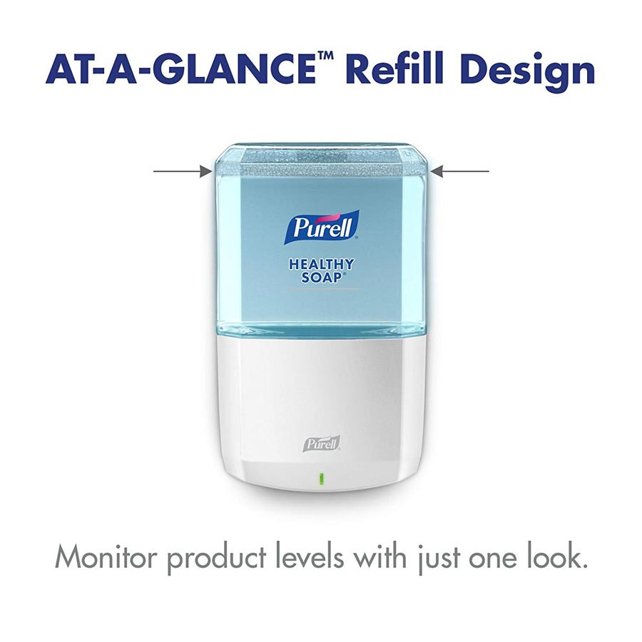 Purell ES8 Touch-Free Hand Soap Dispenser, White (7730-01)