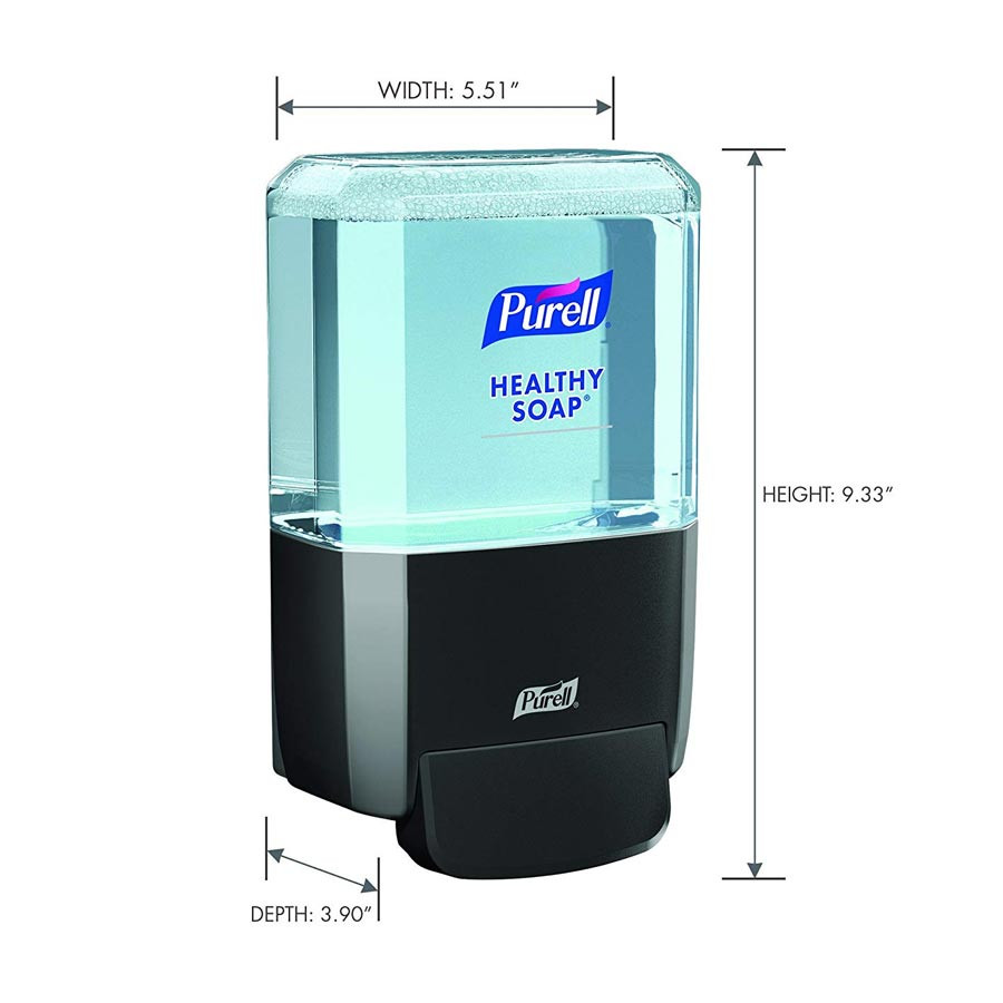 Purell ES4 Push-Style Hand Soap Dispener, Graphite (5034-01)