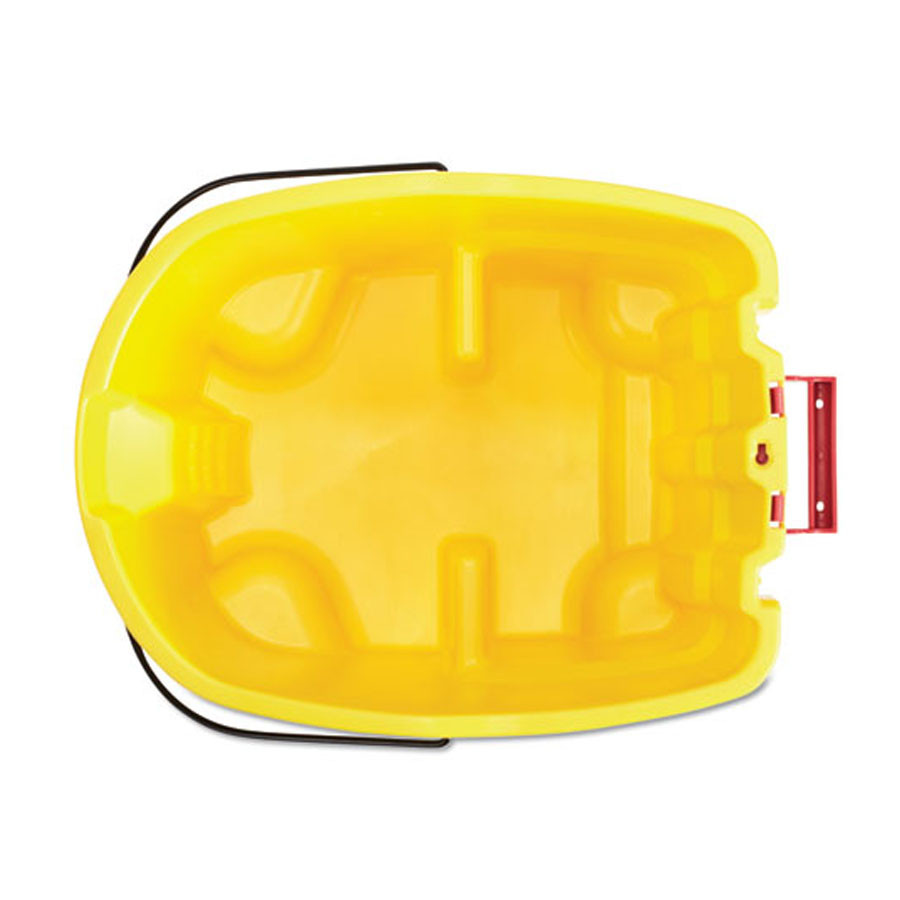 Rubbermaid Commercial WaveBrake 2.0 Bucket, 8.75 gal, Plastic, Yellow