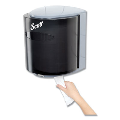 Kimberly-Clark Scott Essential Hard Roll Towel Dispenser, Smoke, 09989