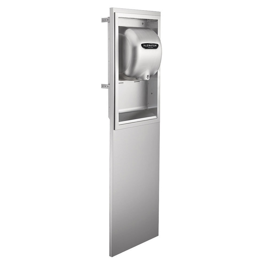XLERATOR Hand Dryer XChanger Combo Recess Kit, ADA Compliant, Stainless Steel, XL-40576
