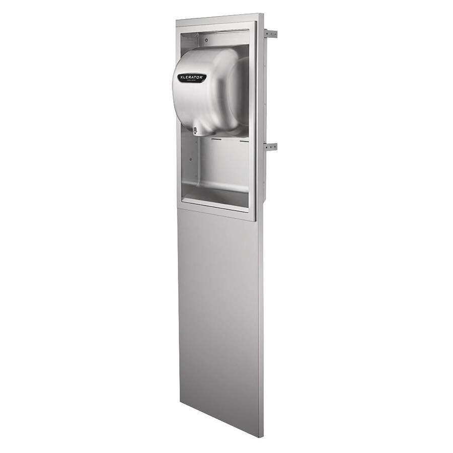 XLERATOR Hand Dryer XChanger Combo Recess Kit, ADA Compliant, Stainless Steel, XL-40576