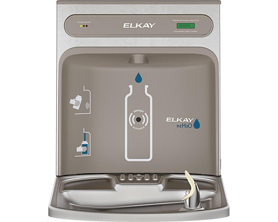 Elkay EZH2O RetroFit Bottle Filling Station Kit, Filtered Non-Refrigerated, Stainless Steel, LZWSRK