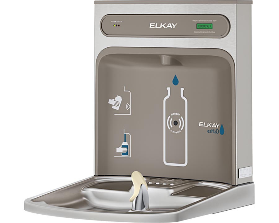 Elkay EZH2O RetroFit Bottle Filling Station Kit, Filtered Non-Refrigerated, Stainless Steel, LZWSRK