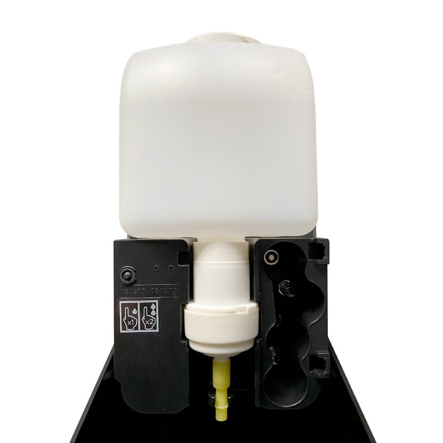 Free-standing hand sanitizer station for offices and schools