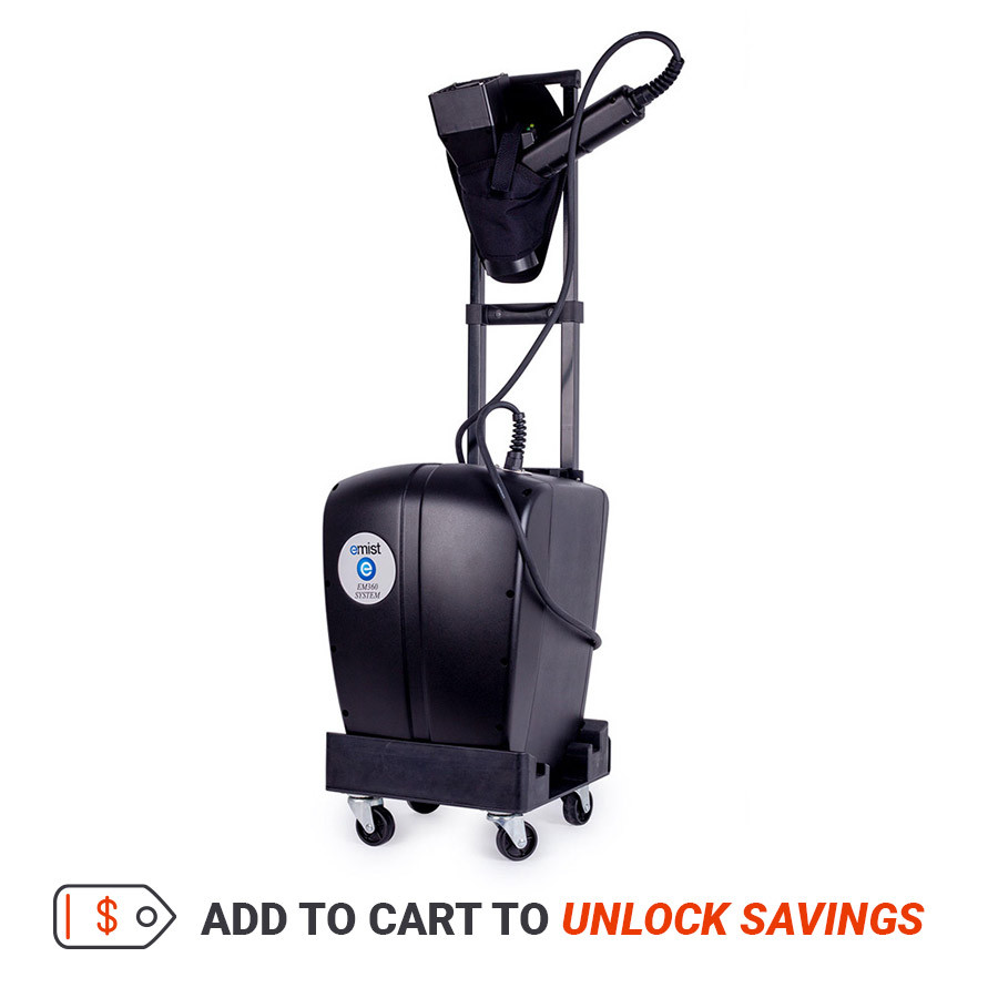 EMist Cordless Roller Cart Electrostatic Disinfectant Sprayer, EM360RC (EM360RC)