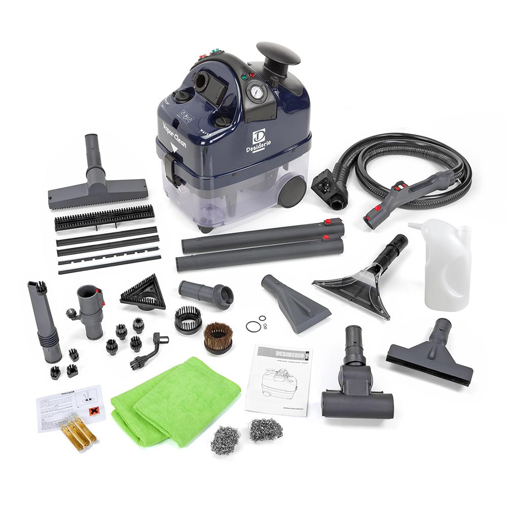 Vapor Clean Desiderio Plus Continuous Refill Steam & Vacuum & Hot Water Injection System