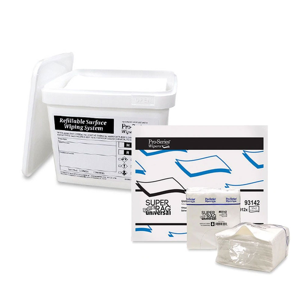 Disinfecting Wiping System (Wipes and Bucket)