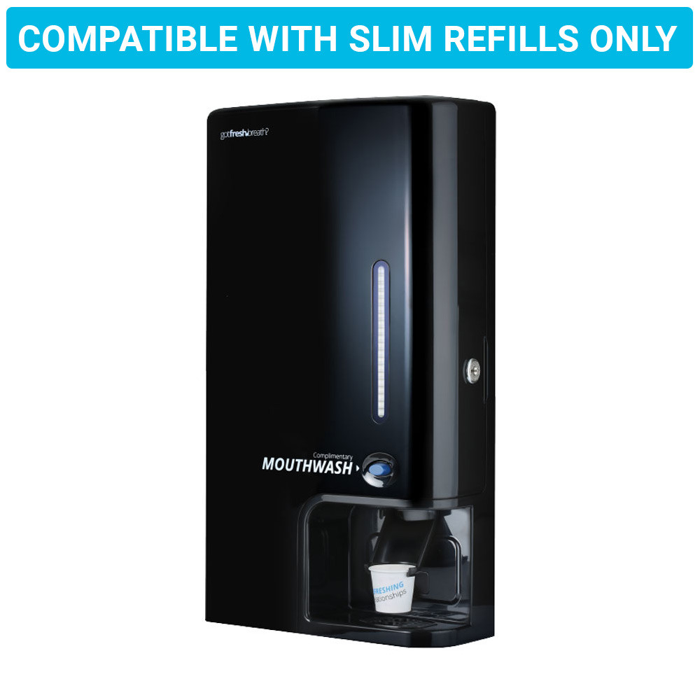automatic mouthwash dispenser