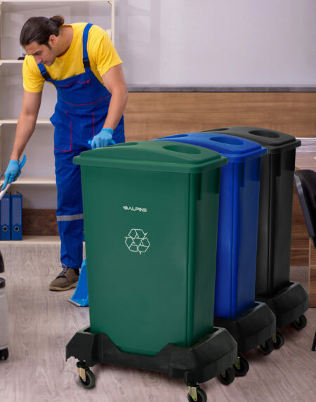 Rectangular Trash Can Dolly