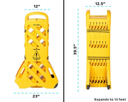 Expandable Mobile Safety Barricade Fence
