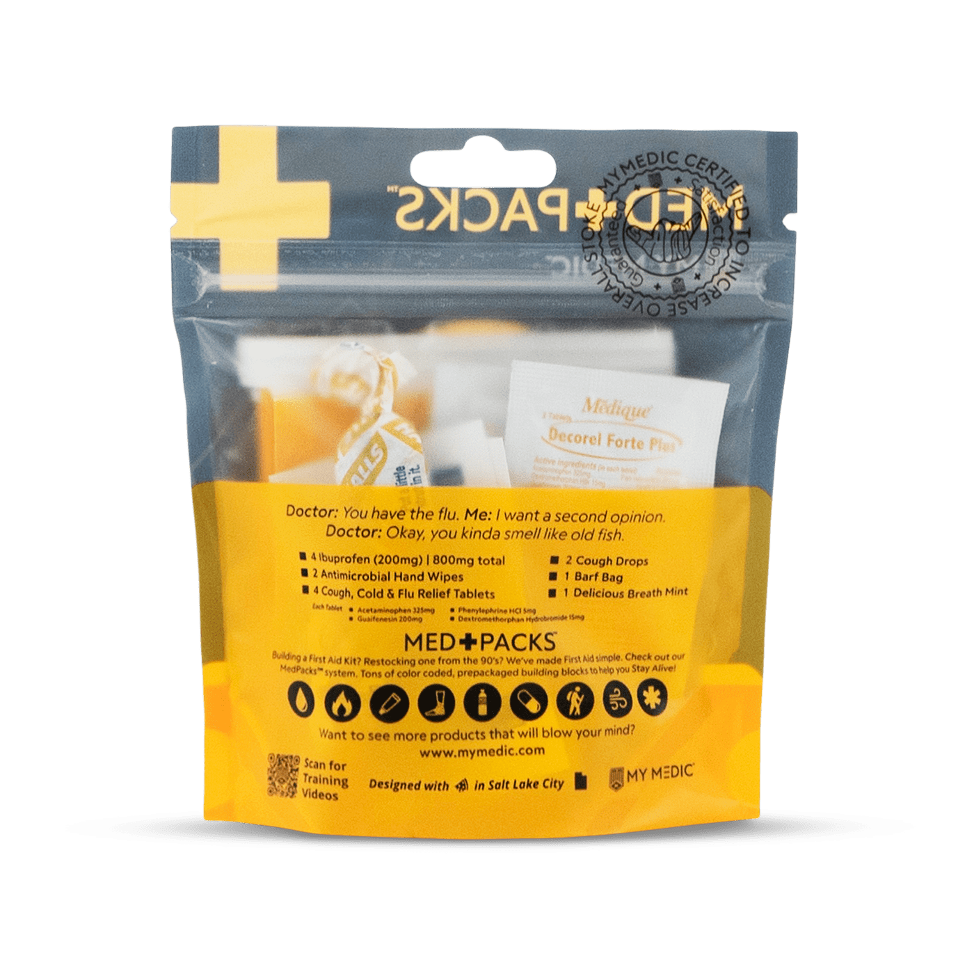 MyMedic Cold and Flu Med Pack - MM-KIT-S-MD-PK-COLD-FLU-EA