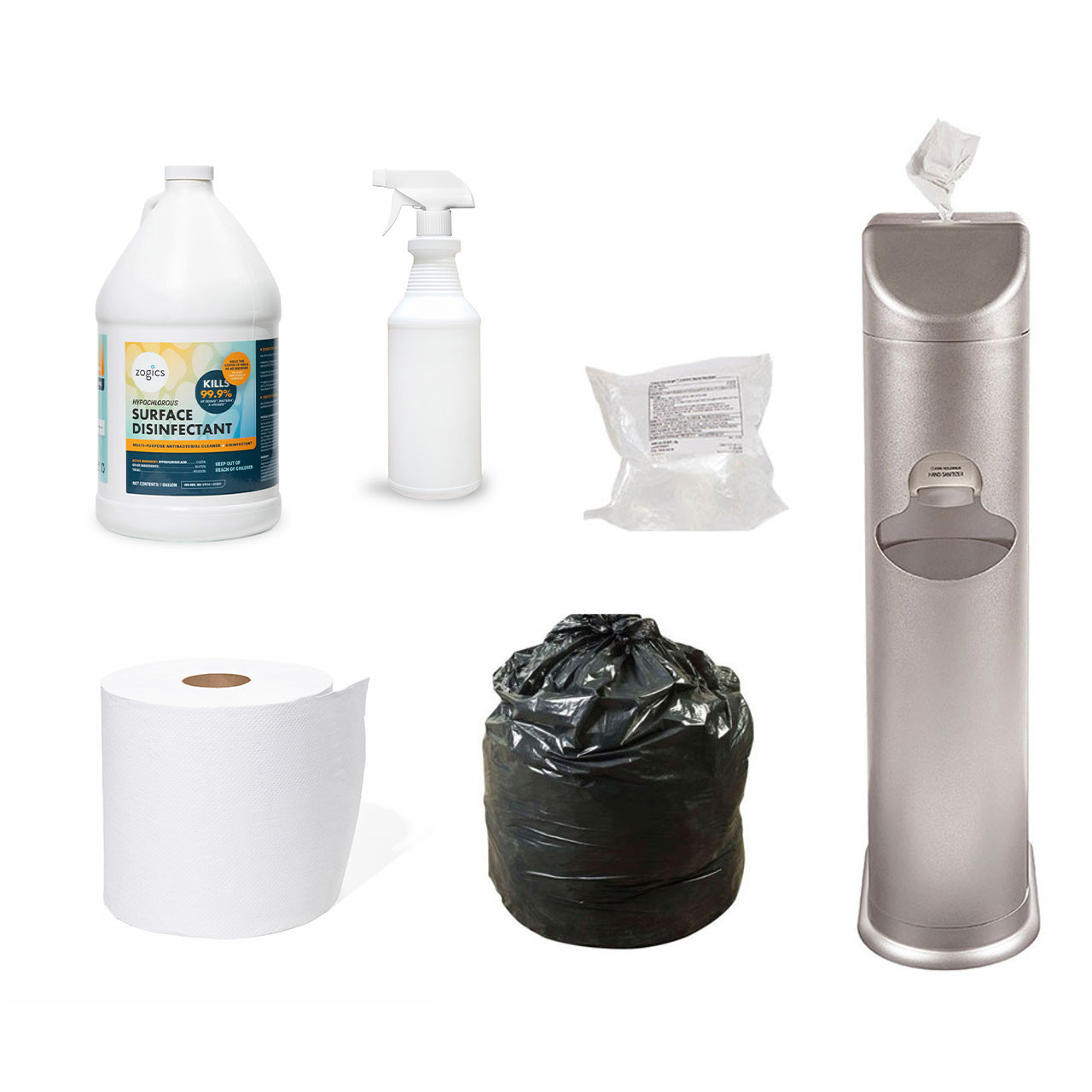 All-In-One Dry Wipes Disinfection Starter Kit (TCS-83003-)