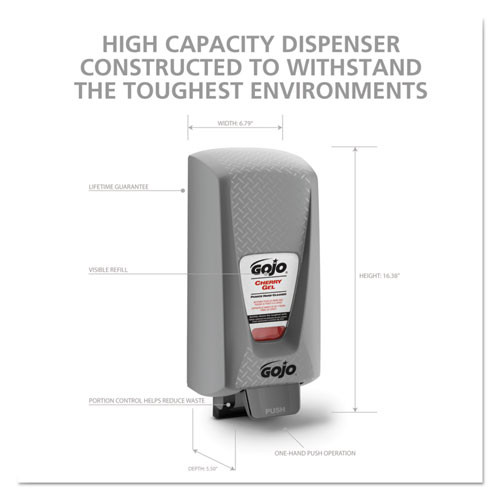 Hand Soap Dispenser, 5,000 mL, Grey