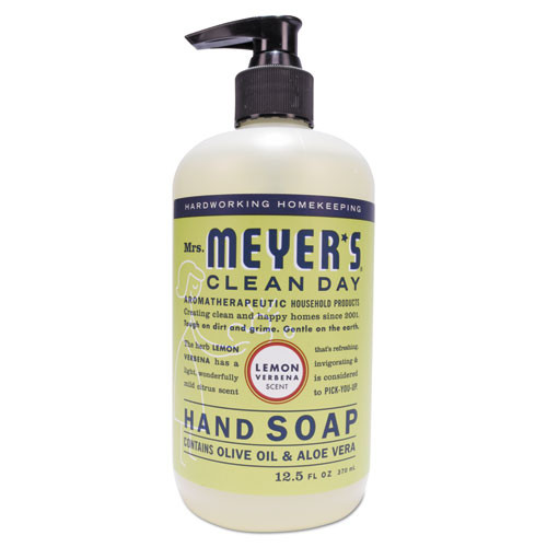 Single bottle of Meyer’s Clean Day Soap in a lavender scent, presented as a liquid hand soap option.
