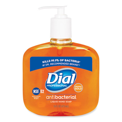 Dial Professional Gold Antibacterial Liquid Hand Soap 16 oz Pump