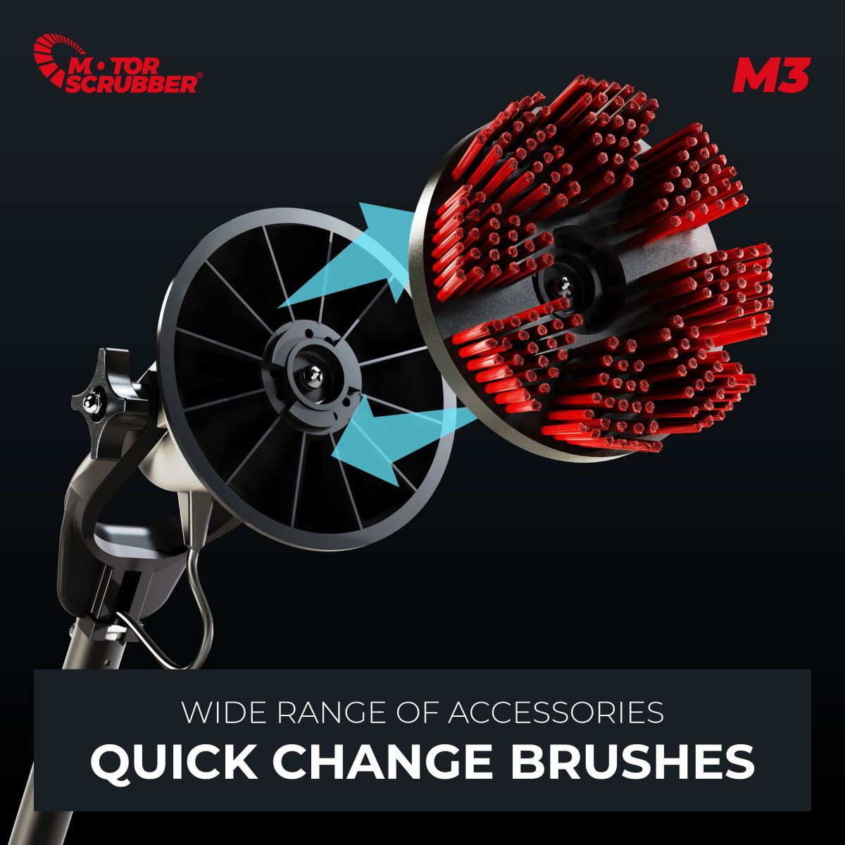 M3 Floor Scrubber Starter Kit with Free Zogics Floor Cleaner