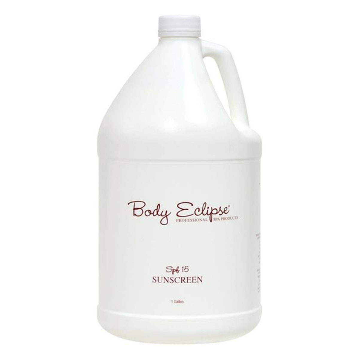 Body Eclipse SPF 15 Sunscreen—unscented, water‑ and sweat‑resistant formula for guests