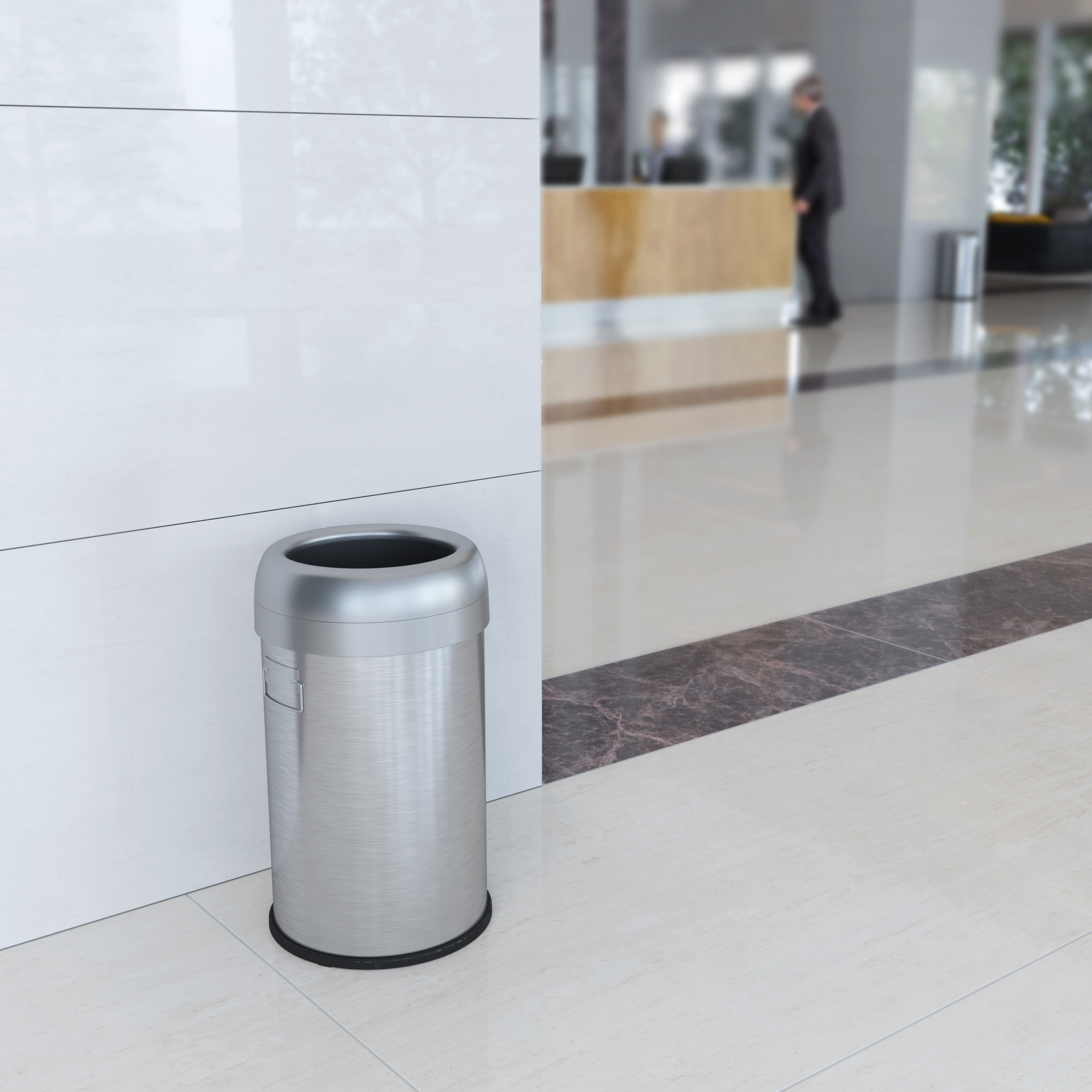 13 gallon round trash can